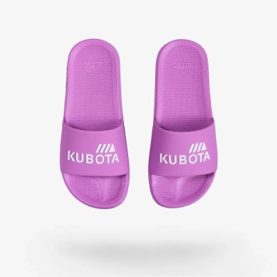 2. Basic electric violet pool flip-flops KUBKBB-SS24-01-11
