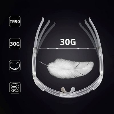 2. Rockbros SP291 Photochromic UV400 Cycling Glasses - White