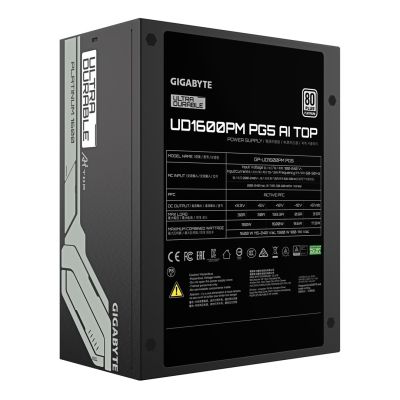 4. GIGABYTE UD1600PM PG5 AI TOP Power Supply Module 1600 W 20+4 pin ATX ATX Black