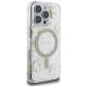 4. Guess Resin Flowers Glitter MagSafe iPhone 16 Pro Case - Beige
