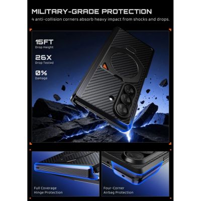 5. Supcase UB Aero MagSafe 2-Set Case for Samsung Galaxy Z Fold 8 Ultra - Black