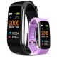 GIEWONT Smartwatch Black Light Purple 2 Straps GW200-8