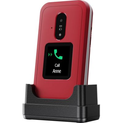 9. Doro Leva E30 7.11 cm (2.8") 142.7 g Red, White Functional phone