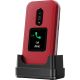 9. Doro Leva E30 7.11 cm (2.8") 142.7 g Red, White Functional phone