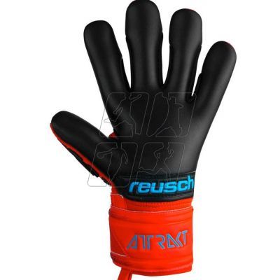 2. Reusch Attrakt Freegel Silver Finger Support Jr goalkeeper gloves 5372230 3333