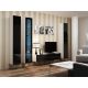 15. VIGO full display cabinet '180' 180/40/30 white/black half