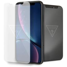 Guess Invisible Logo Tempered Glass for iPhone Xr