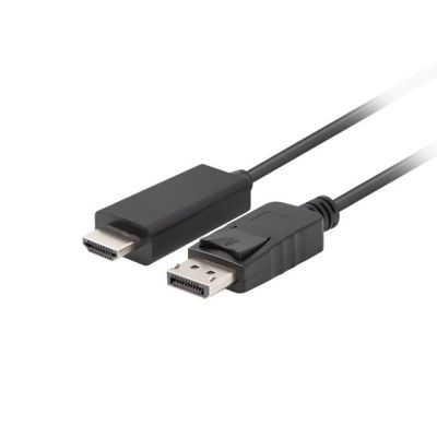6. LANBERG KABEL DISPLAYPORT (M) V1.1->HDMI (M) 1.8M CA-DPHD-11CC-0018-BK