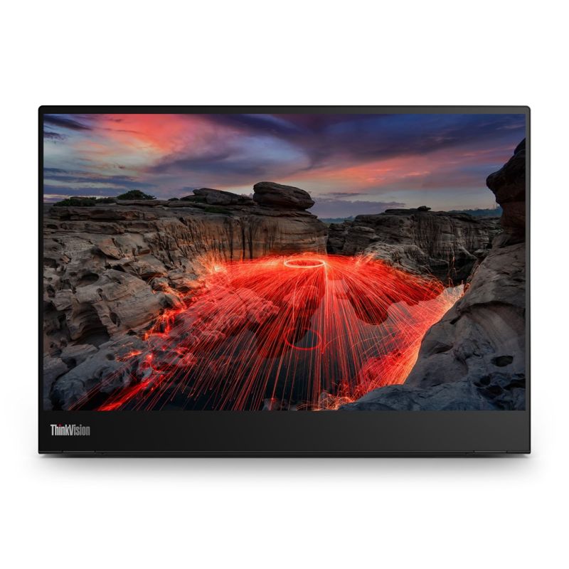 Lenovo ThinkVision M14t G2 14i 14.0" Touch 2440 x 1440 60Hz 300 nits USB Raven Black