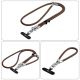 4. Tech-Protect C10S Crossbody phone lanyard (114 cm) + wrist strap (31 cm) - brown-titanium