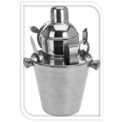 13. BARTENDER SET 6 PIECES DRINK SHAKER TONGUE