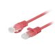 2. PATCHCORD CAT.6 UTP 1.5M RED FLUKE PASSED LANBERG 10-PACK