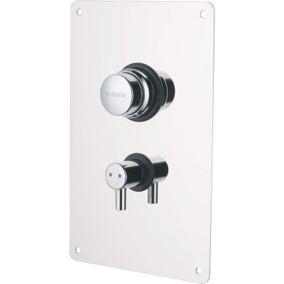 Concealed time shower tap - with temperature control