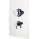 Concealed time shower tap - with temperature control