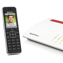 FRITZ!Fon C6 DECT Phone Caller Name and Identification Black