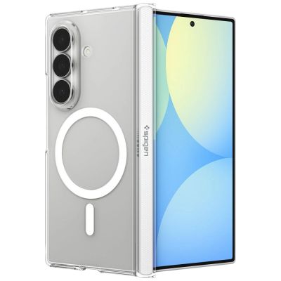 2. Spigen AirSkin Zero MagFit MagSafe Case for Samsung Galaxy Z Fold 8 Ultra - Clear and White