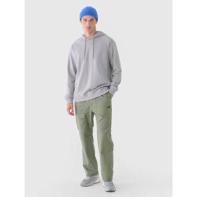 2. Men's sweatshirt with hood, open, 4F 4FRAW24TSWSM1821-27S
