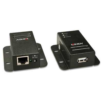 2. Lindy 42680 Network Extender Network Transmitter and Receiver Black