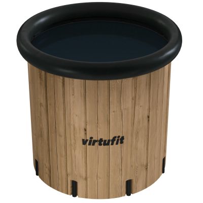 42. VIRTUFIT ICE BATH XXL - 375 LITERS - IMITATION WOOD - WITH ACCESSORIES