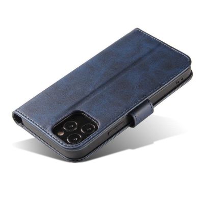 5. Magnet Case elegant case cover with a flap and stand function for Samsung Galaxy A73 blue