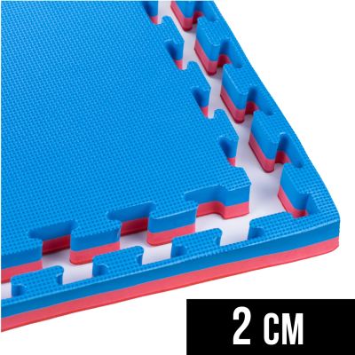 10. Exercise mat with Safety Certificate - Puzzle 1x1m - Tatami 2 cm