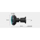 16. Wozinsky WCT5-Q6S2Y Car Holder with Qi/MagSafe 15W Inductive Charger for Ventilation Grill with Fan - Black