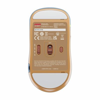 7. CHERRY XTRFY M68 Wireless Mouse, Blue Wireless Mouse