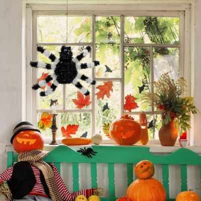 10. DECORATIVE FIGURE SPIDER HALLOWEEN WHITE