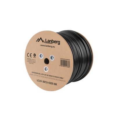 5. Lanberg LCU5-30CU-0305-BK Black 305m Cat5e U/UTP Network Cable