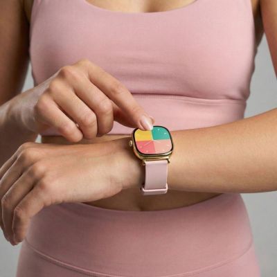 3. Smartwatch Gravity Gold Bracelet + Strap GT32-1