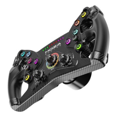 5. Moza Racing RS047 Game Controller Black PC Steering Wheel