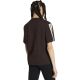 3. Women's adidas Essentials 3-Stripes Boyfriend T-shirt Dark Brown KX0794