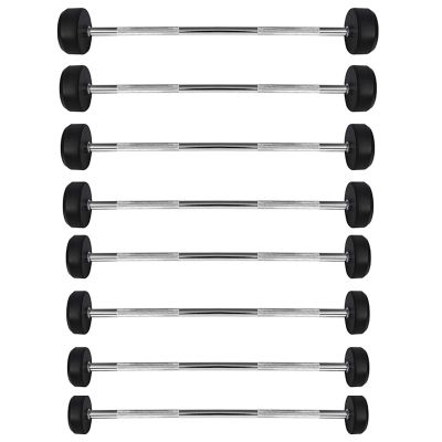 46. Rubber-coated HMS fixed barbell/bar 10 kg GSG-10