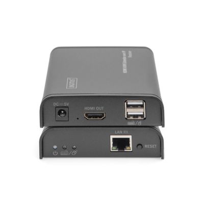 6. DIGITUS KVM EXTENDER HDMI+USB 120M CAT.5E UTP/IP 1080P FHD 60HZ AUDIO (SET) DS-55202