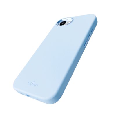7. Puro Icon Mag Pro MagSafe Silicone Case for iPhone 16e/17e - Blue