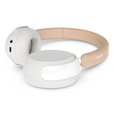 2. Philips 5000 series TAK5500AL/00 headphones/headset Wired & Wireless Headband Calls/Music Bluetooth Amber, White