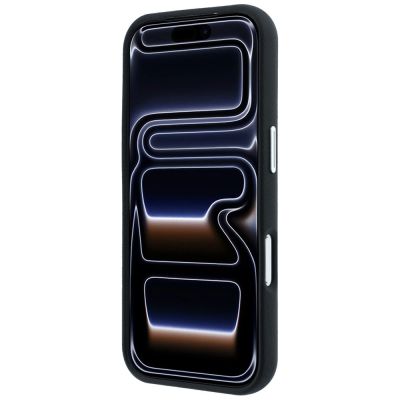 5. BMW Sign Deboss Quilted Metal Logo MagSafe Case for iPhone 18 Pro Max - Dark Gray