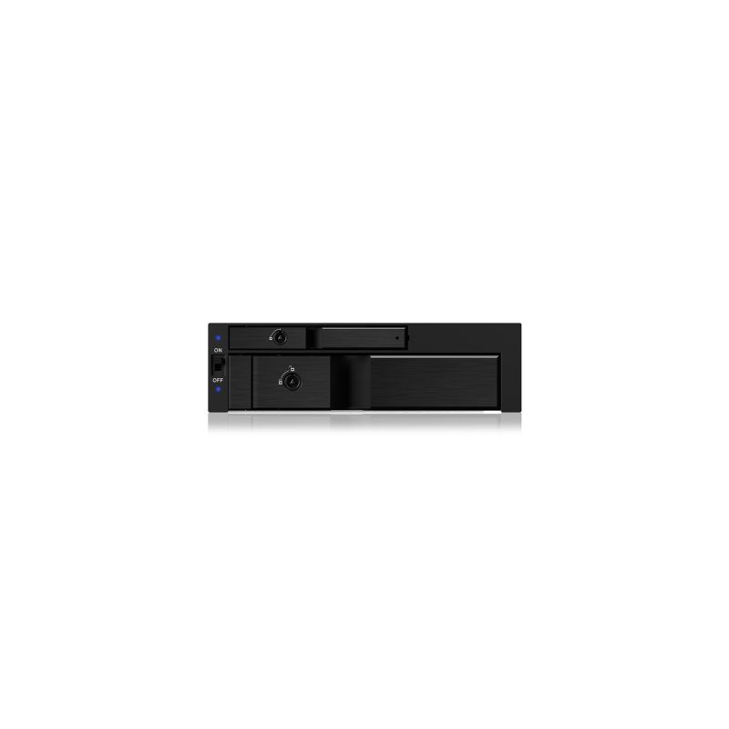 8. ICY BOX IB-173SSK 13.3 cm (5.25") Storage Drive Tray Black