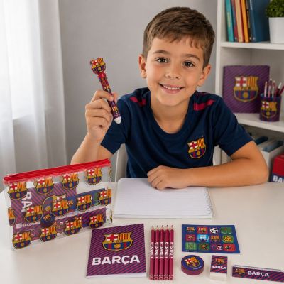 2. FC Barcelona school supplies set in a bag 2700002517