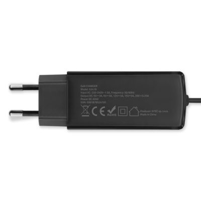 9. QOLTEC 65W GAN AC CHARGER | 5-20V | 3-3.25A | USB 3.1