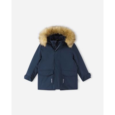 12. Reimatec Reima Mutka children's winter jacket, waterproof, insulated, navy blue (5100037B-6980)