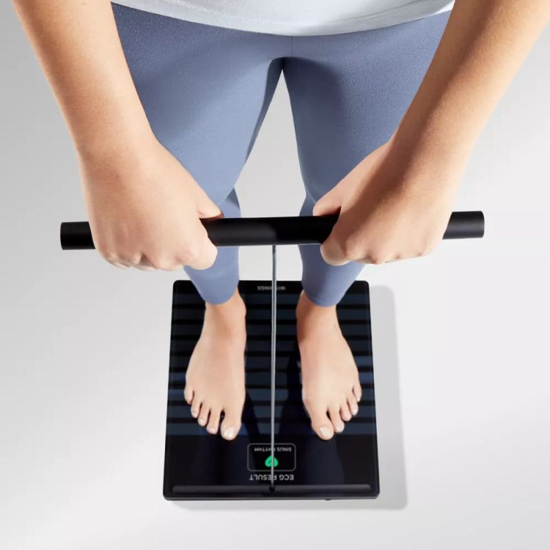 2. Withings Body Scan Bathroom Scale - badevagte - black