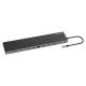 CONCEPTRONIC 14-1 USB-C docking station->2xHDMI/DP/2xUSB-C/+ 18cm white