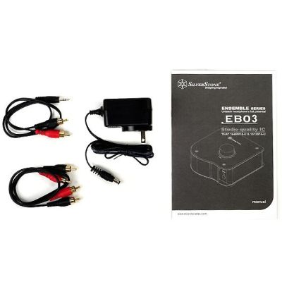 10. Silverstone SST-EB03S Headphone Amplifier Silver