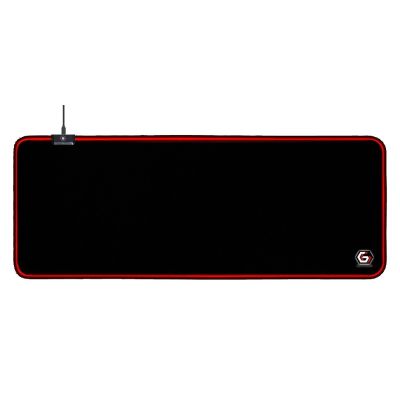 11. GEMBIRD GAMING MOUSE PAD, WITH LED LIGHT EFFECT, BLACK, SIZE - L