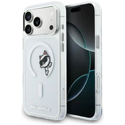 Karl Lagerfeld IML Peekaboo MagSafe Case for iPhone 17 Pro Max - Clear