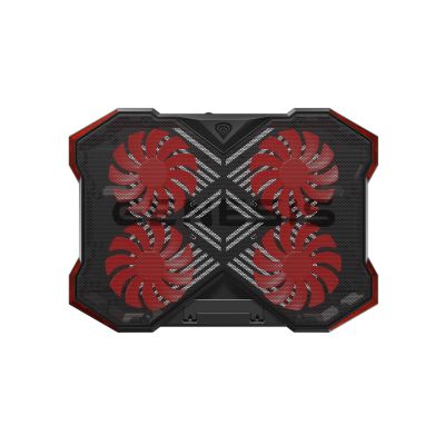 3. GENESIS Oxid 260 cooling pad for laptop 43.9 cm (17.3") 1010 RPM Black, Red