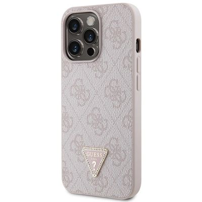 2. Guess GUHCP13XP4TDSCPP case for iPhone 13 Pro Max 6.7" - pink Crossbody 4G Metal Logo