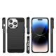2. Carbon Case iPhone 14 Pro flexible gel back cover black