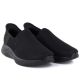 4. Men's textile slip-on sneakers, black NEWS 170-M